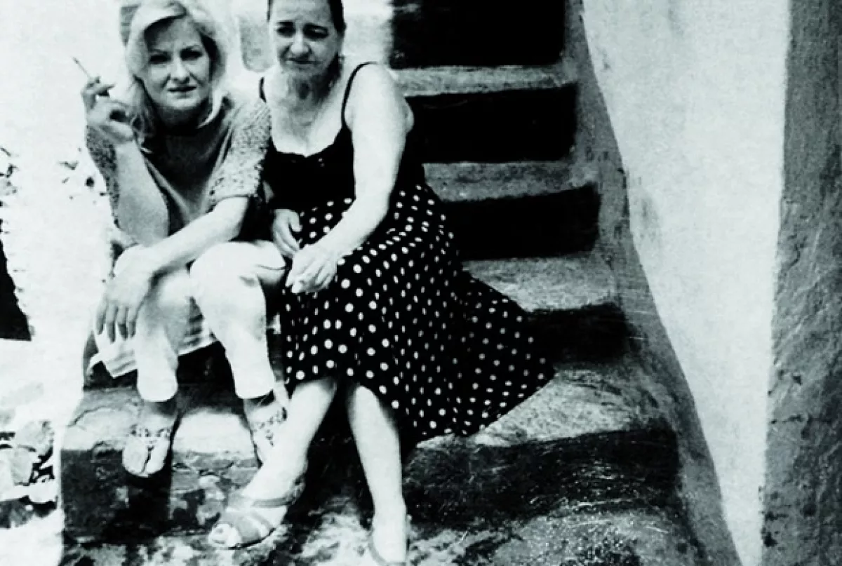 Marcella y Adua, hermana de Sergio, fueron siempre muy unidas.