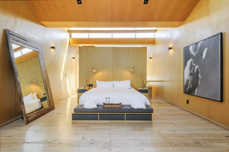 Habitación moderna y de estilo minimalista de Wynwood House