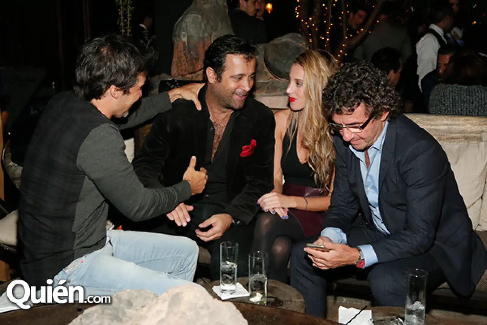 Miguel Angel Fox ,Bobby Slim, Anna Tazzer y Fredy Helfon