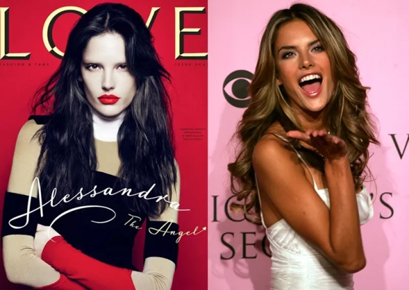 La supermodelo brasileña es la nueva portada de la revista Love, donde deja atrás su dulce imagen de ángel de Victoria´s Secret y da paso a un look mucho más oscuro.