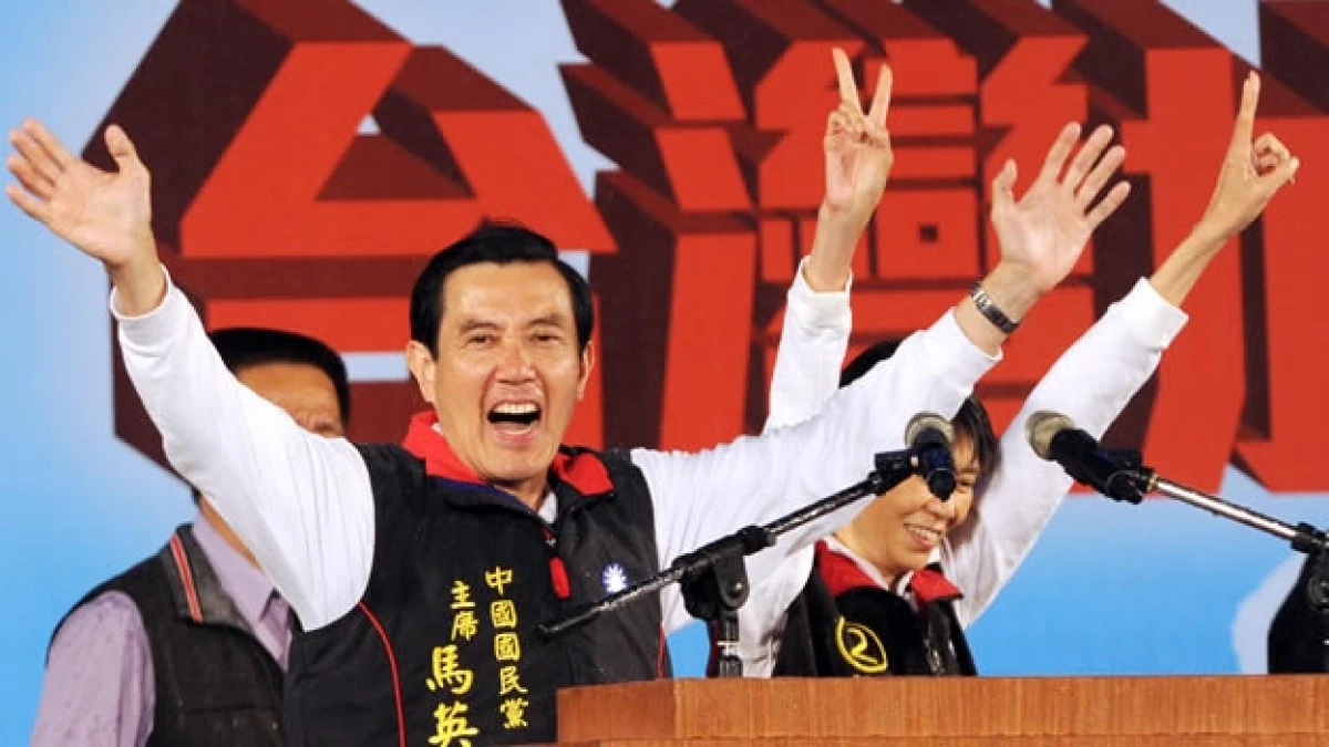 el presidente de taiwan celebra la reeleccion