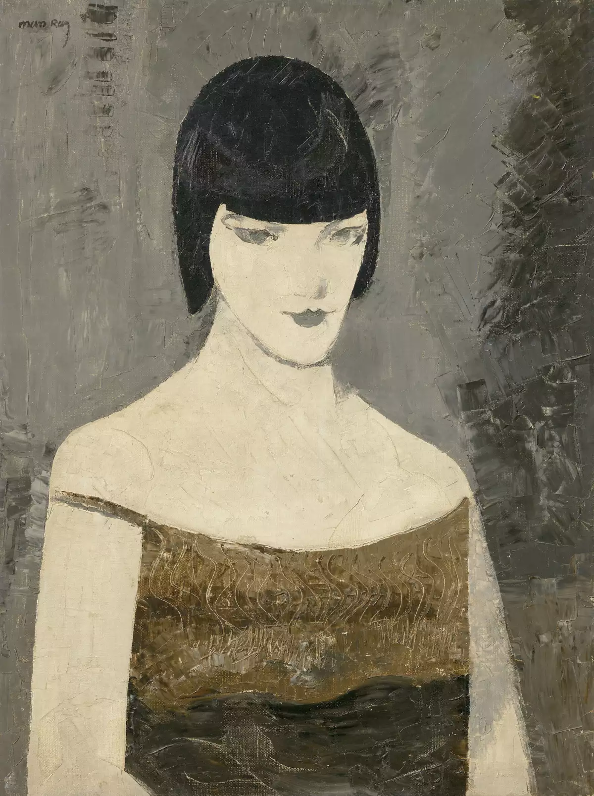 Retrato de Kiki de Montparnasse realizada por Man Ray. 