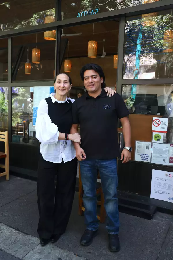 Chef Gaby Cámara  y Armando  Camacho 