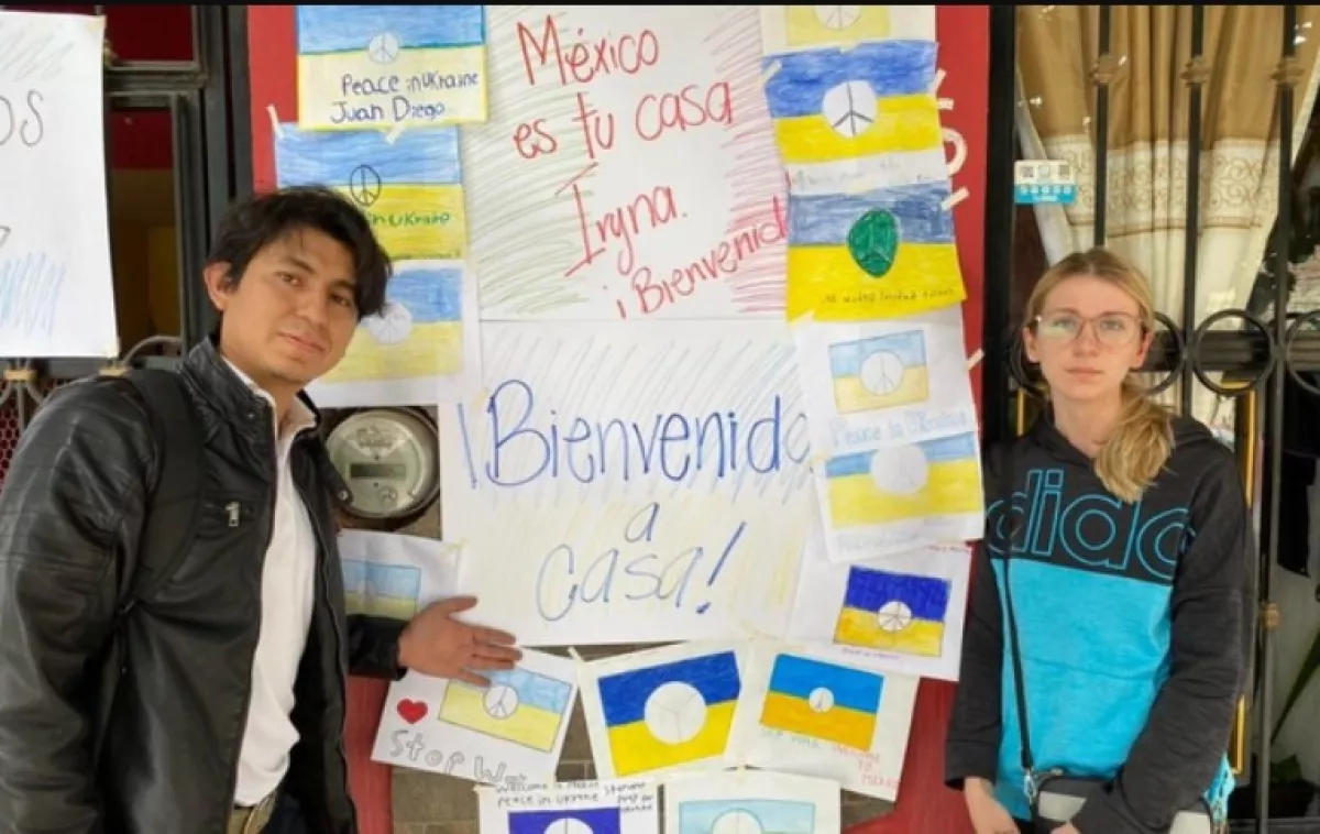 Mexicano y su novia huyen de Ucrania y ahora buscan escapar de la narcoviolencia