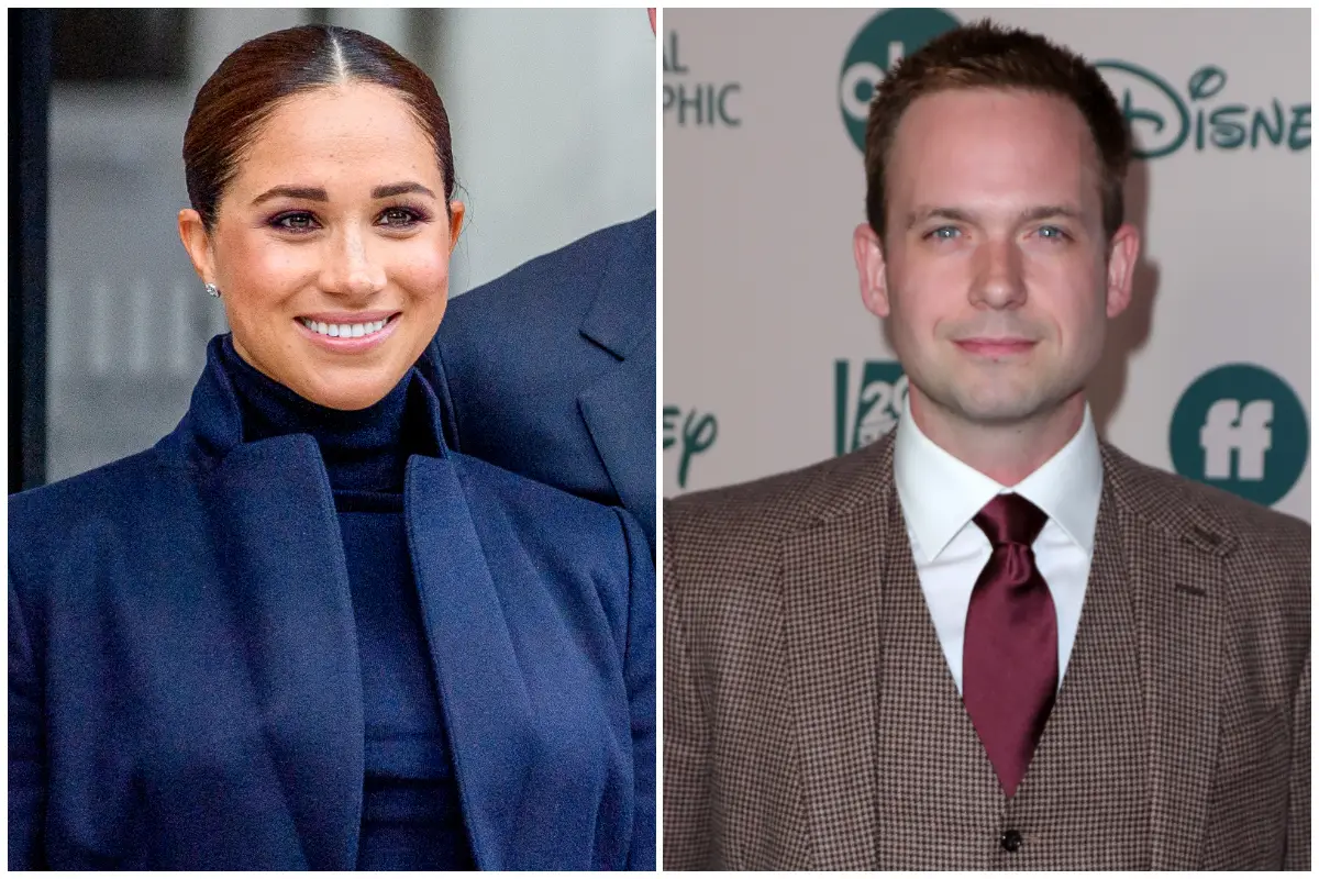 Meghan Markle y Patrick J. Adams 