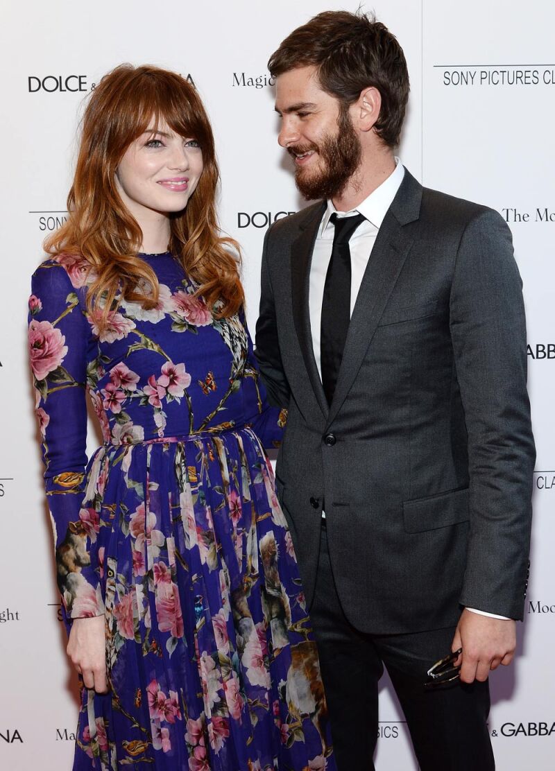 Andrew Garfield y Emma Watson
