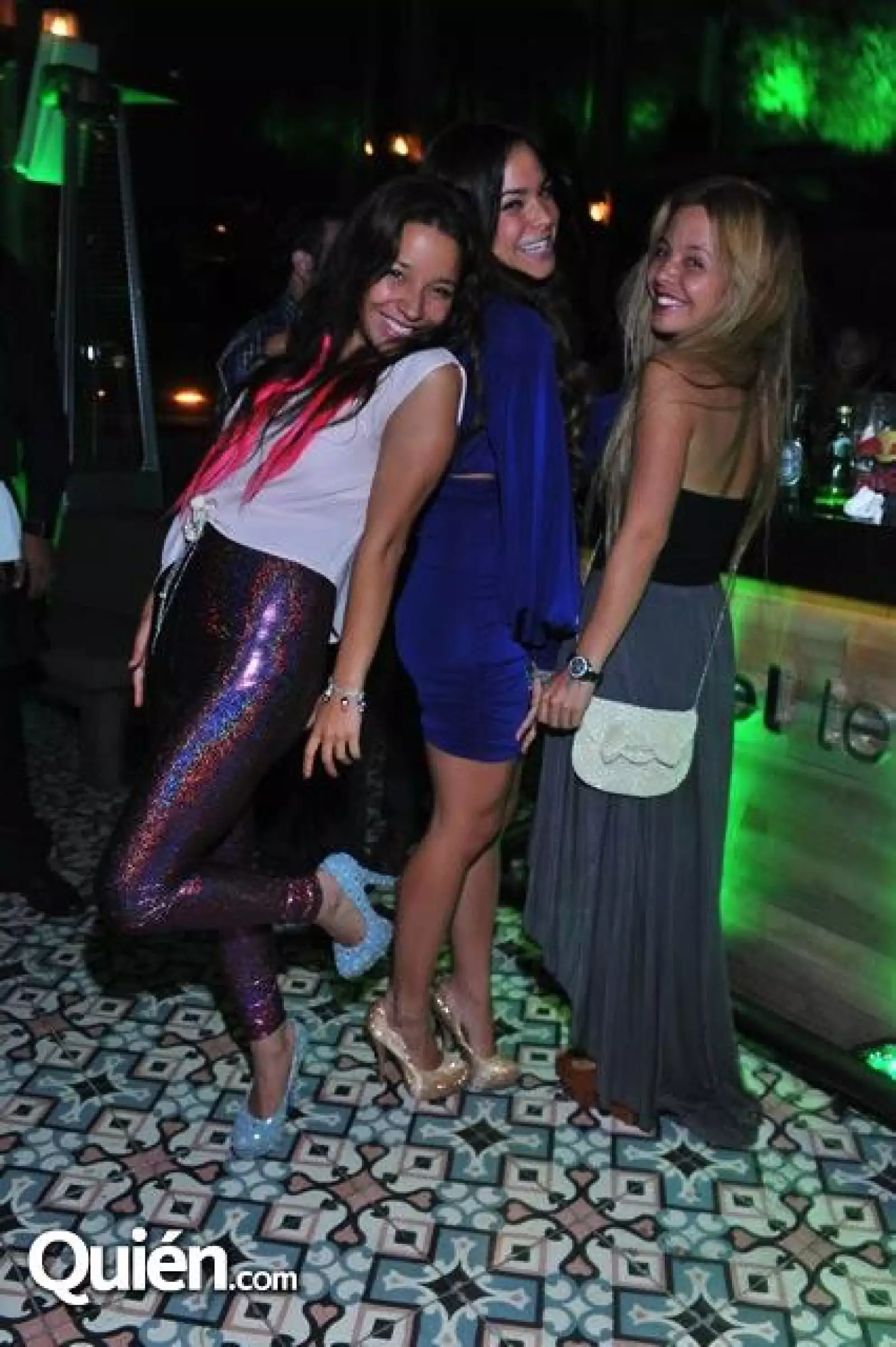 Paola Wong,Cuca Díaz y Pamela Wong