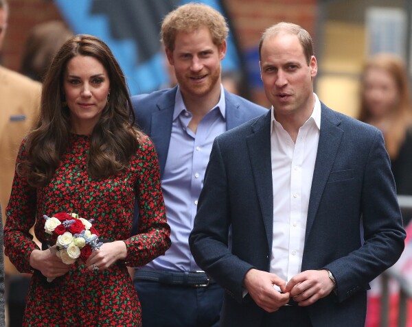 Kate, william y harry