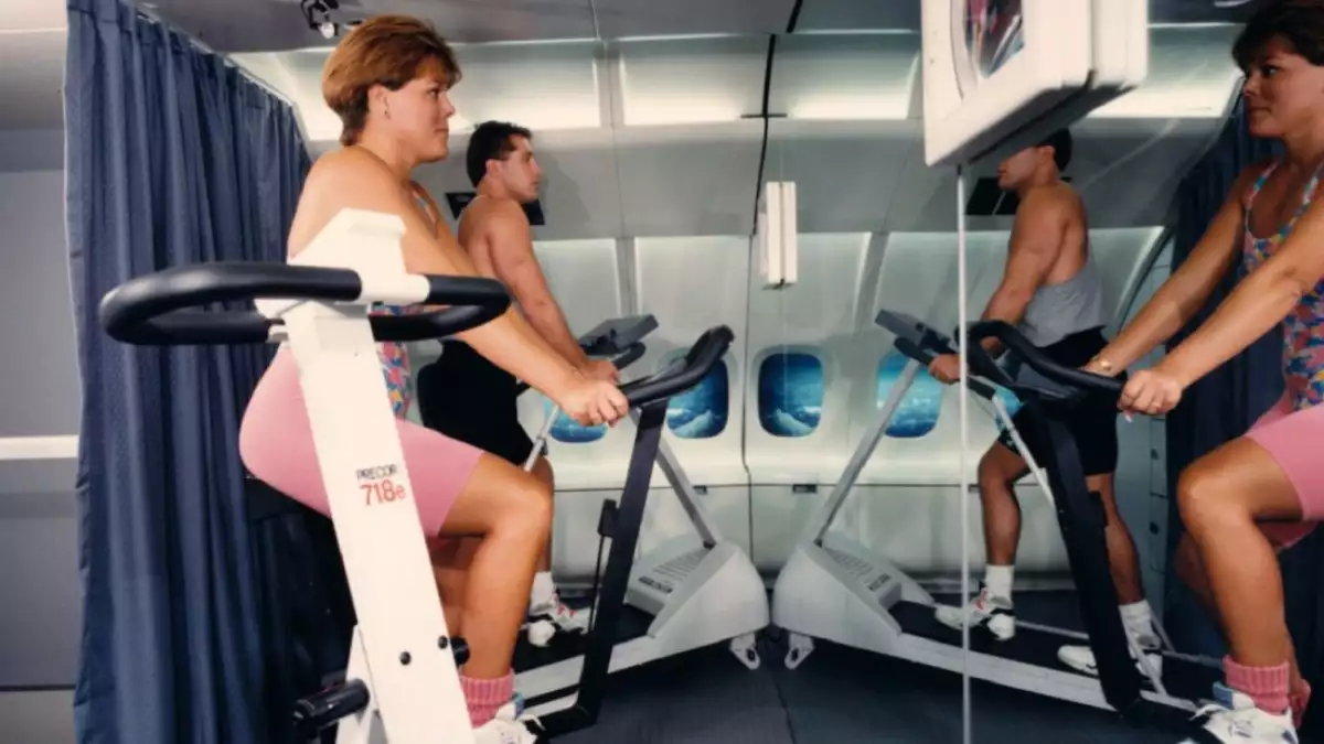 Gimnasio a bordo