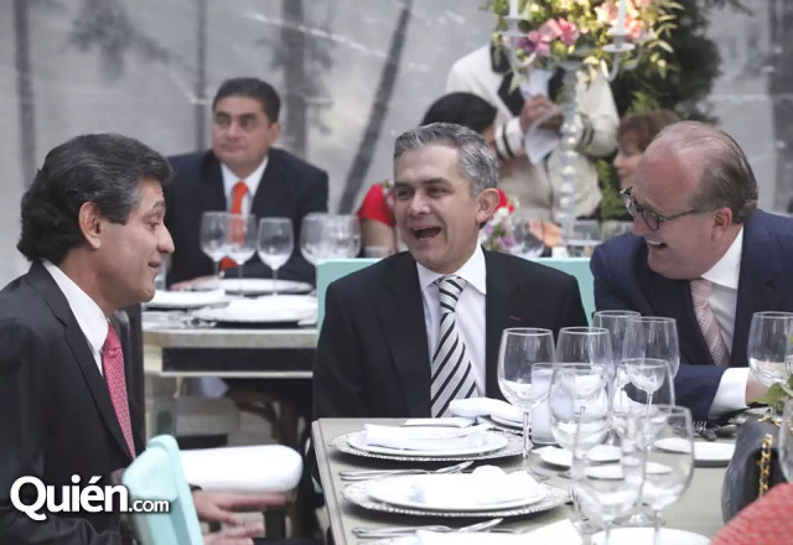 Jaime Azcárraga,Miguel Ángel Mancera y Graco Ramírez