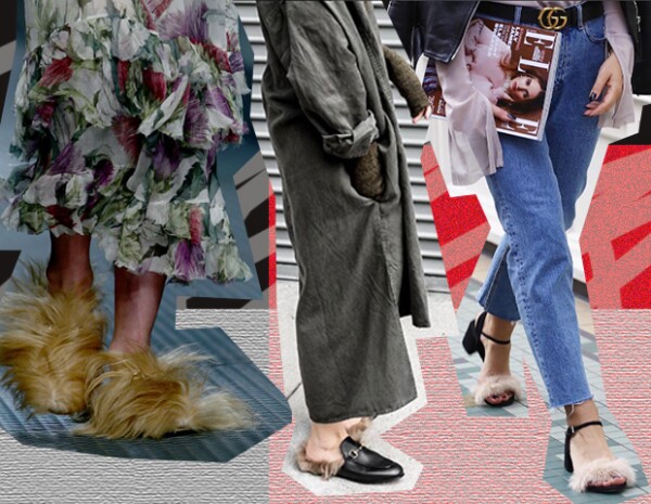 Furry shoes everywhere
