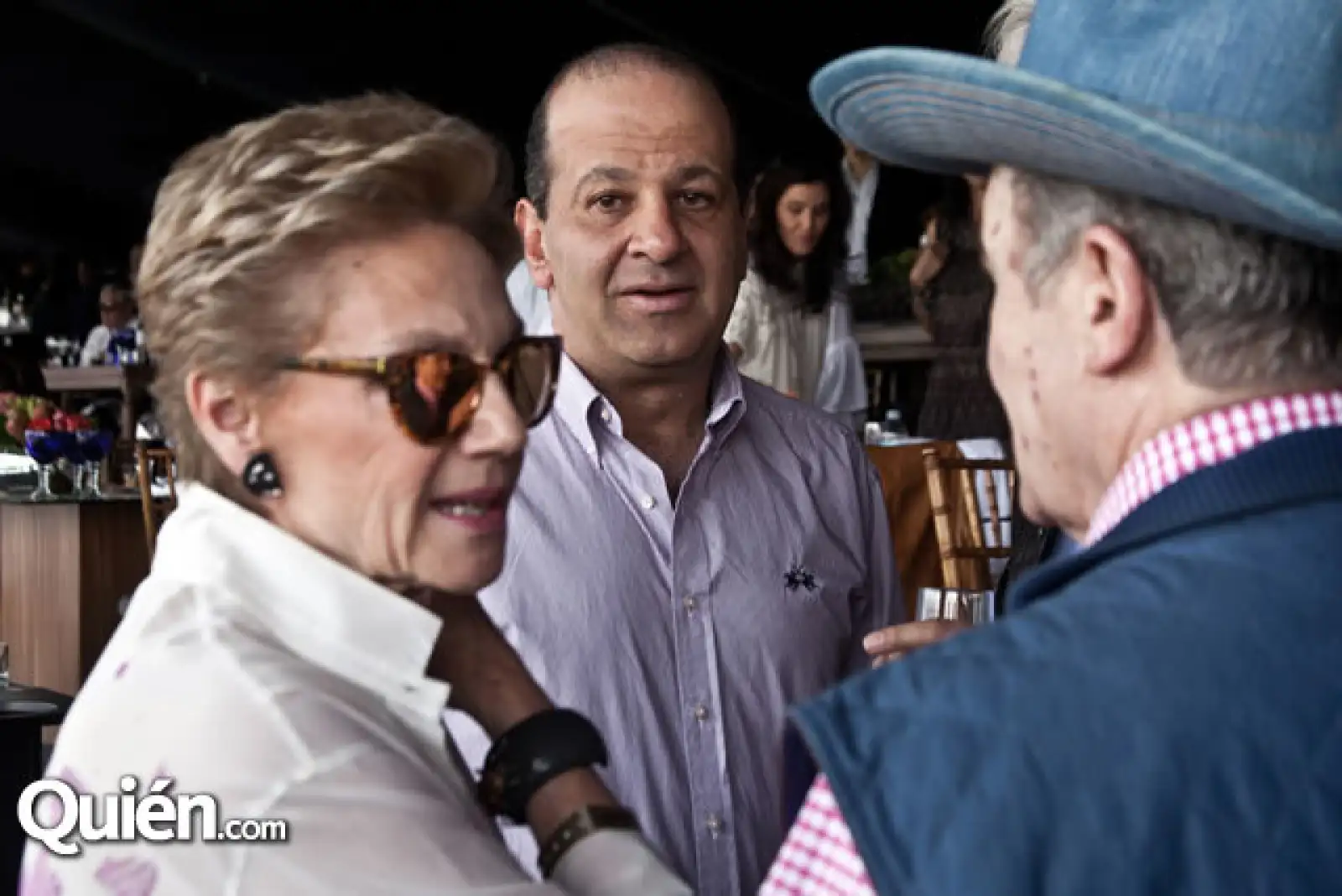 Monchita Cosio, Héctor Slim y Antonio Cosio