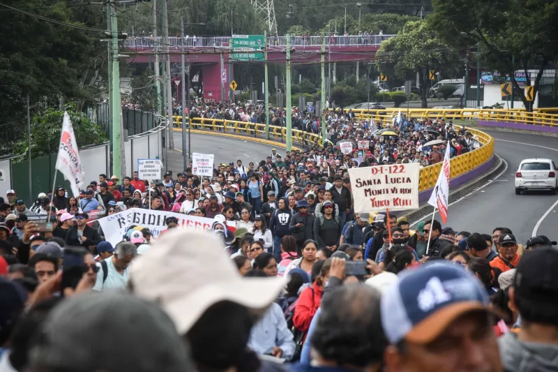 CNTE Marcha Tlalpan