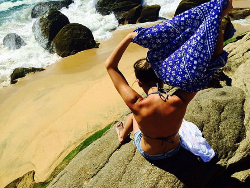 Karla en otra de sus recientes fotos en Instagram.