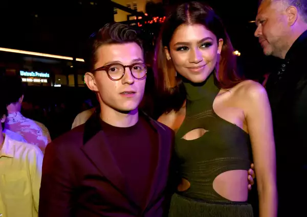 Zendaya y Tom Holland en la after party de ' "Spider-Man Far From Home" 