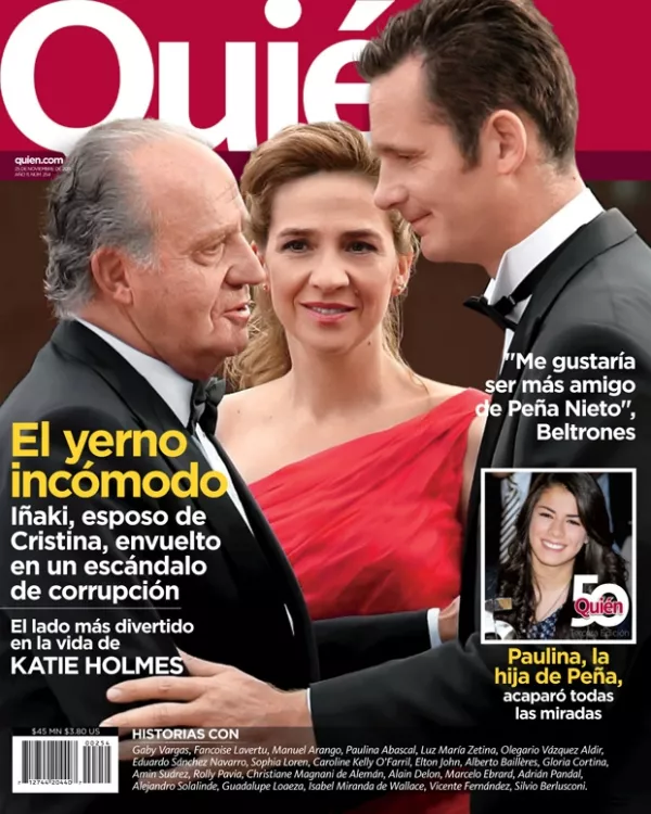 En su nueva edición, la revista Quién publica un interesante reportaje sobre el escándalo que sacude a la Casa Real de España, en específico a Iñaki, esposo de la Infanta Cristina.