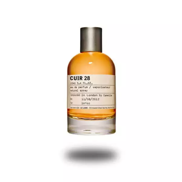 Cuir 28 es la fragancia de Le Labo, una empresa neoyorquina dedicada a la alta perfumería.