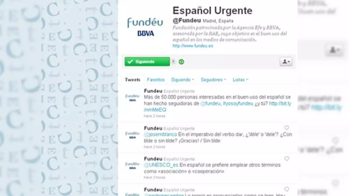 fundeu BBVA cuenta Twitter