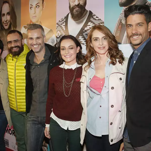 Manolo Caro,Jorge Poza,Juan Pablo Medina,Marimar Vega,Irán Castillo y Erick Elías