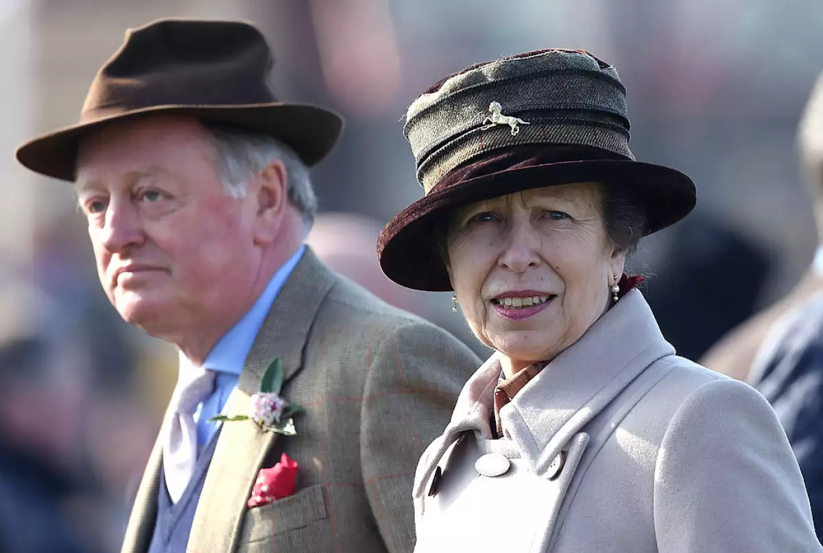 Andrew Parker y la princesa Ana