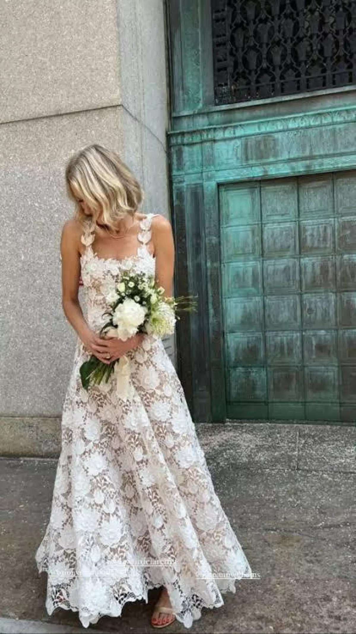 Naomi Watts compró su ramo el mismo día de la boda.