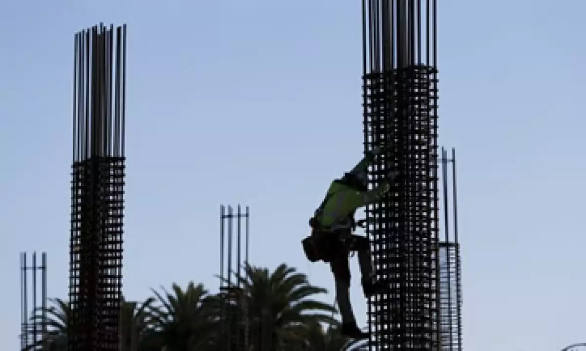 El componente construcción cayó 4% a tasa anual. (Foto: Reuters )