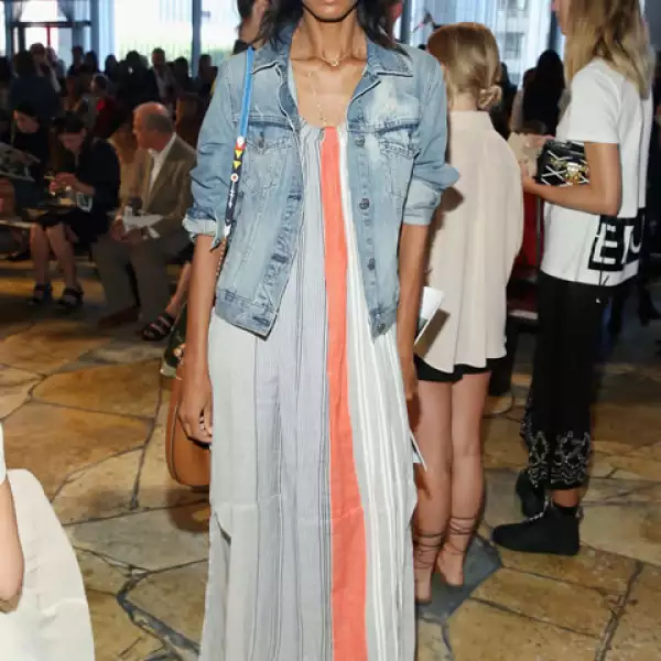 Liya Kebede en Tory Burch.