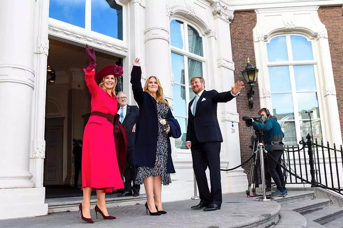 Máxima de Holanda, princesa Amalia, rey Guillermo Alejandro de Holanda