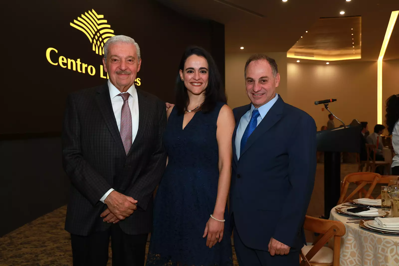 Jorge Asali, Lizette Neme y Julián Bustani 