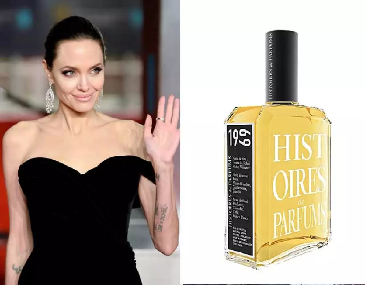 Angelina Jolie usa la marca de perfumes de nicho, Histoires de Parfums.