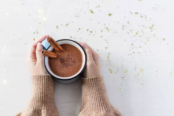 Chocolate caliente light