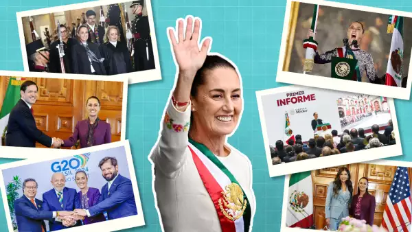 Primer año de gobierno de Sheinbaum: entre las sombras de AMLO y las presiones de Trump
