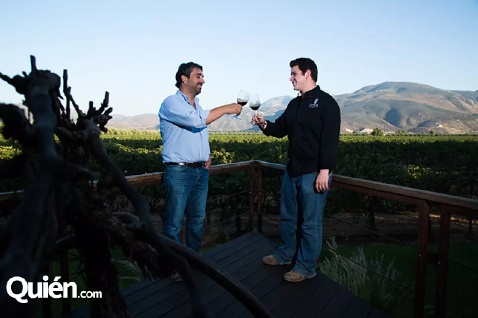 Sebastián Suárez y Abelardo Gutiérrez Cetto