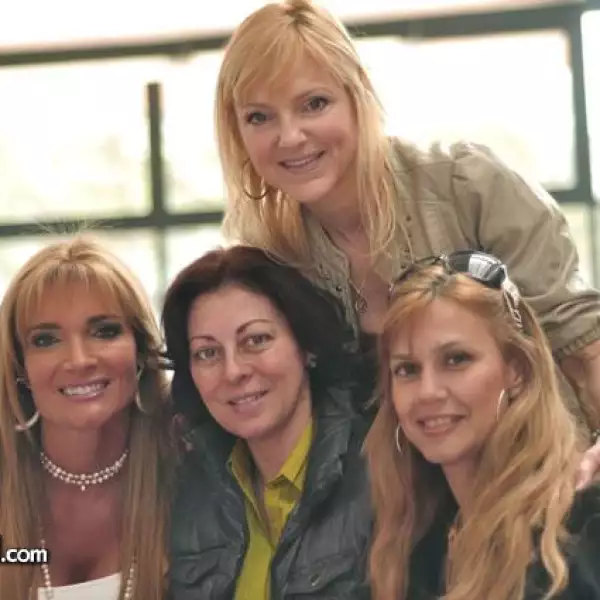 Verónica Lepeley Cambiaso,Paty de Ibañez,Gina Medina Imaz y Melina Gómez