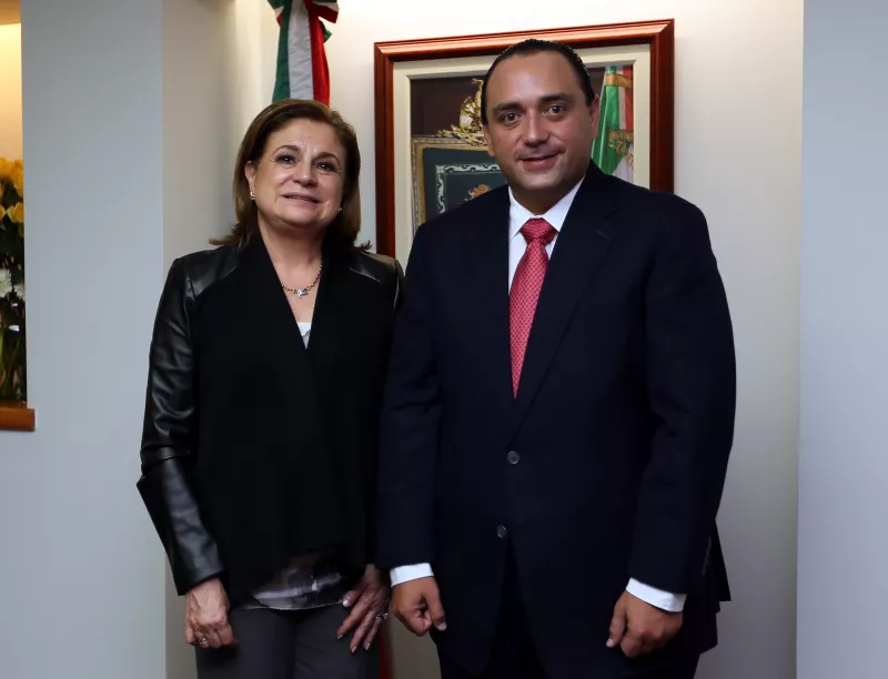 El mandatario y la procuradora se reunieron este jueves para analizar la acción promovida por la PGR ante la Suprema Corte de Justicia de la Nación. 