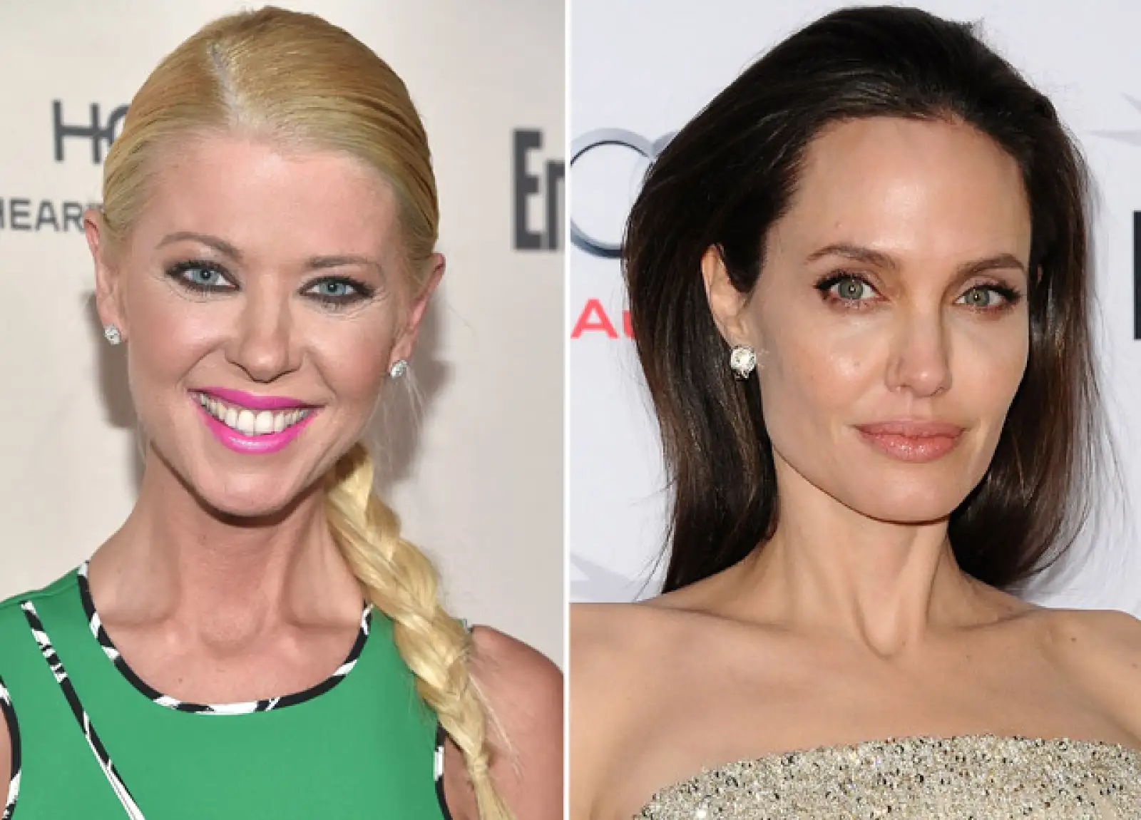 Tara Reid y Angelina Jolie llegaron este año a las 4 décadas, ¿quién luce mejor?