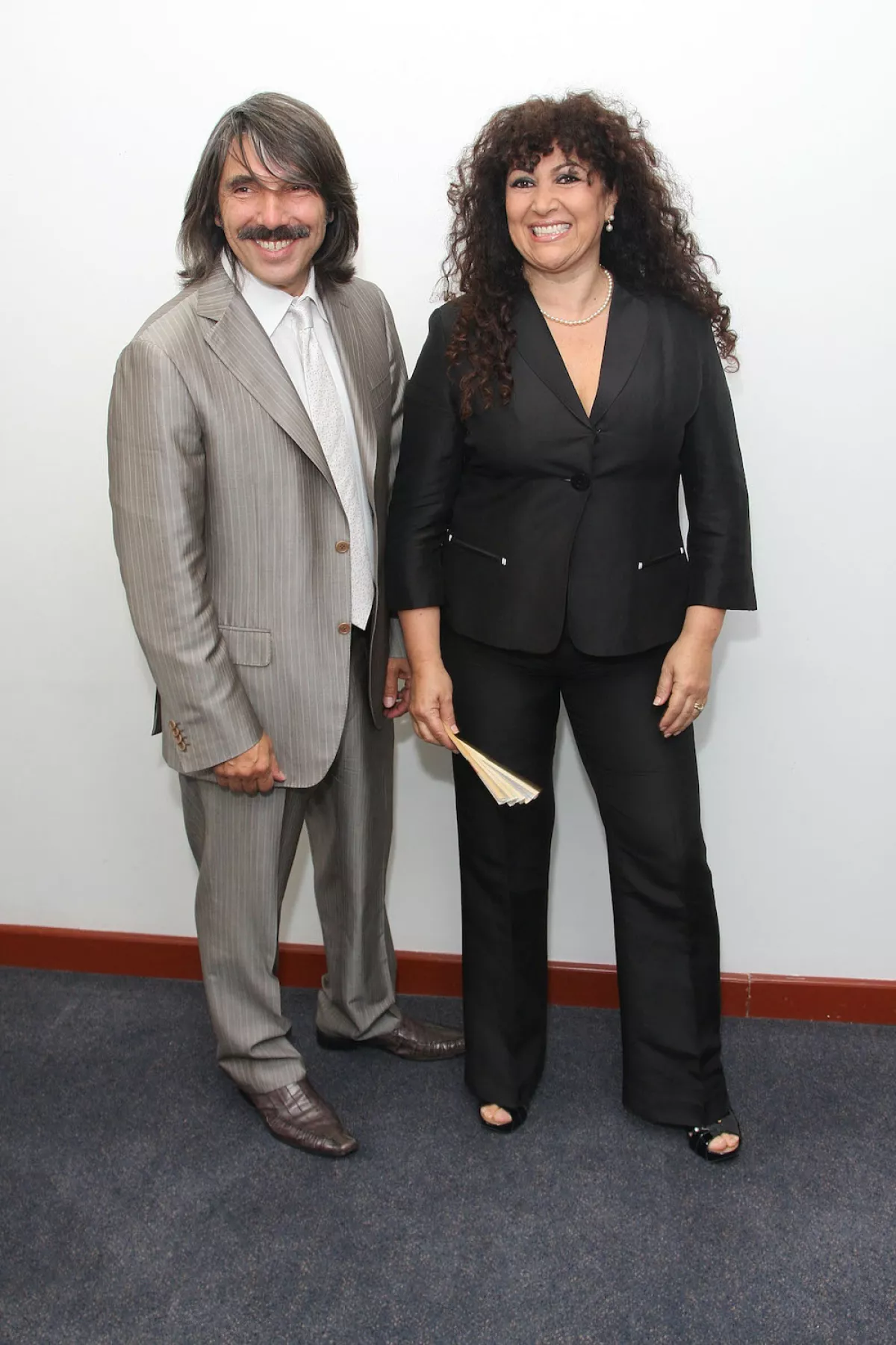 Amanda Miguel and Diego Verdaguer Press Conference "El Mejor Show Roman