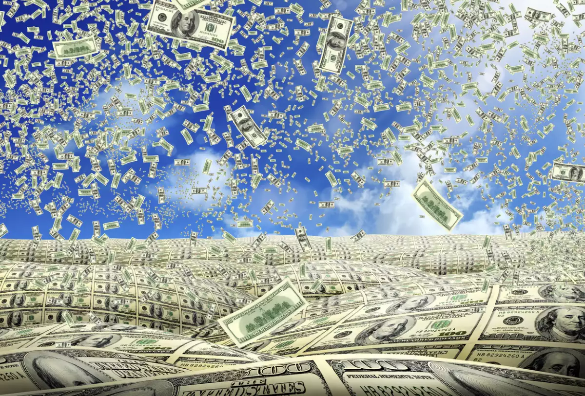 Financial concept of money