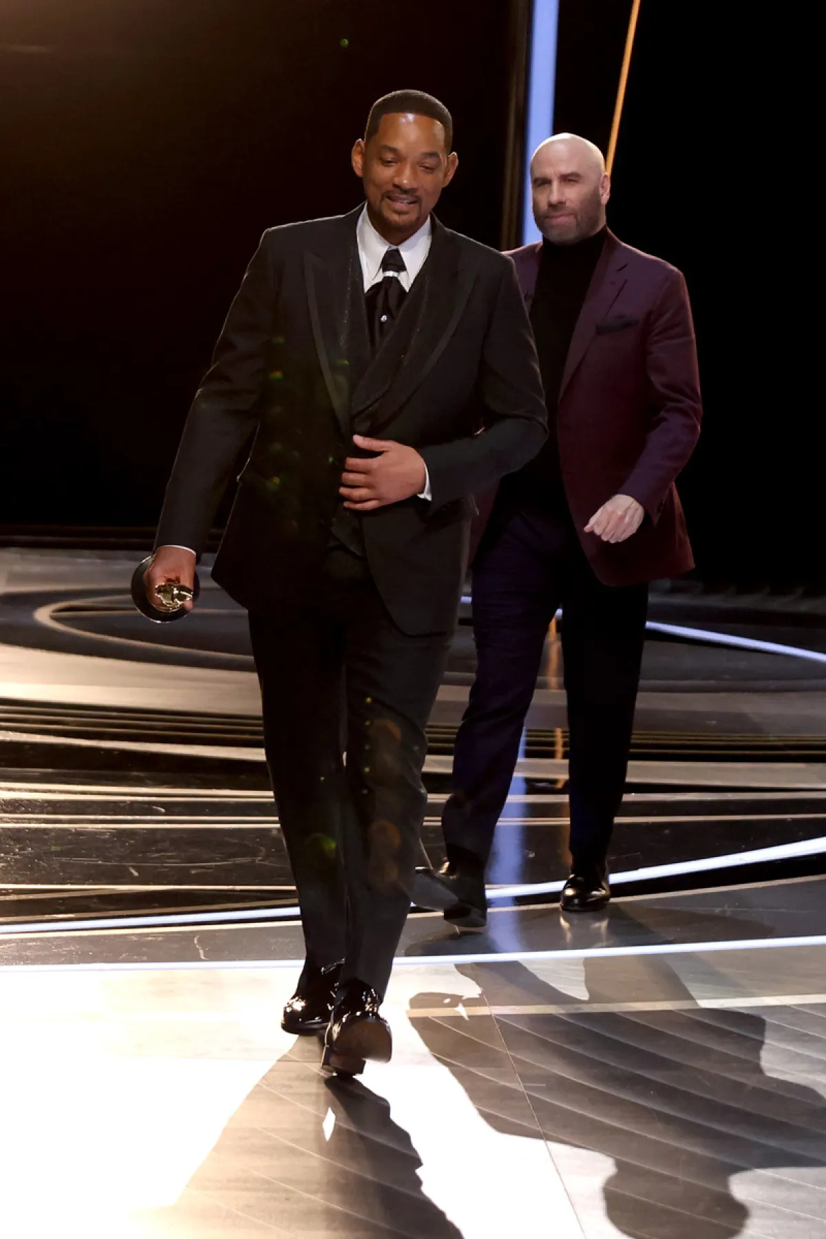 Will Smith y John Travolta en el Oscar