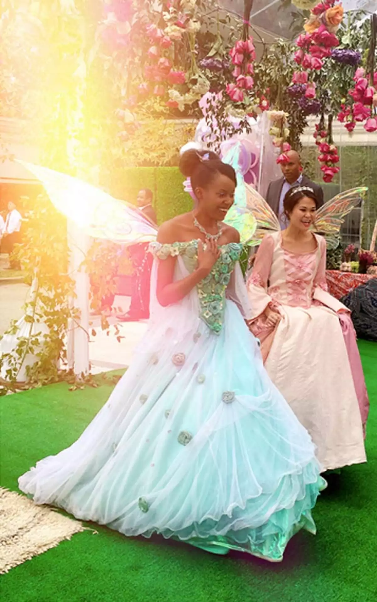 Al parecer, la temática del festejo fue de hadas.