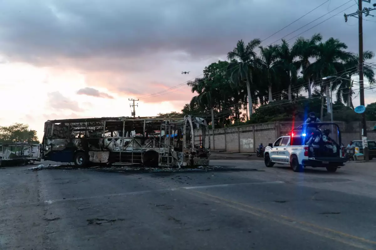 Bloqueos Crimen Organizado Culiacán-9
