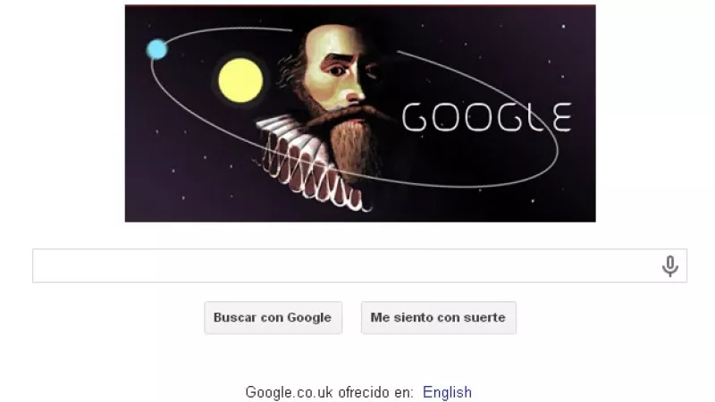 Doodle en honor a Johannes Kepler
