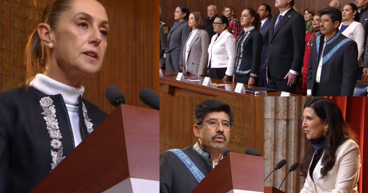 Sheinbaum encabeza ceremonia por el 109 aniversario de la Constitución de 1917