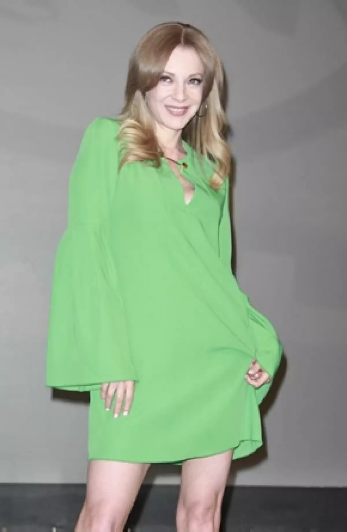 Edith González en la presentación de la telenovela.
