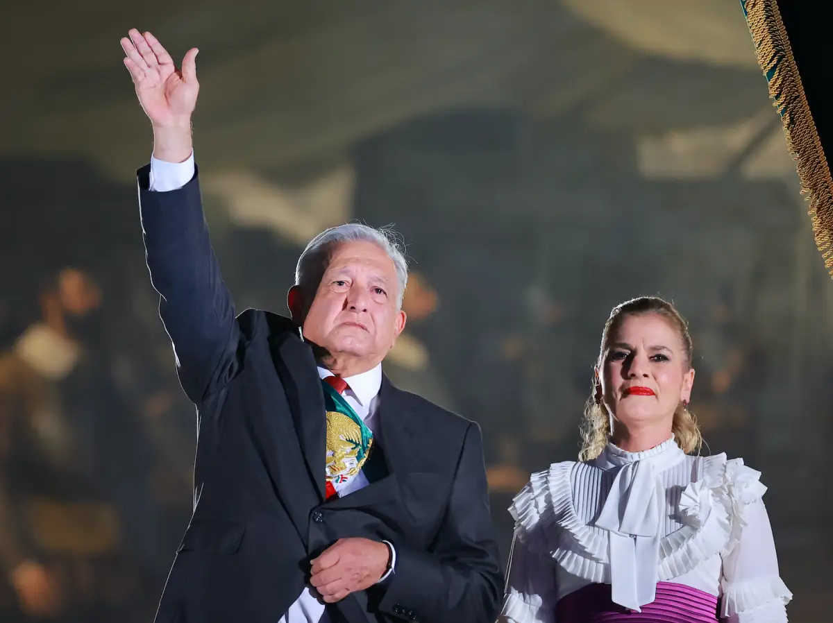 President Lopez Obrador Gives Traditional 'Cry of Independence'