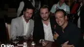 Rodrigo Cuevas, Víctor Martínez y José Manuel Borbolla