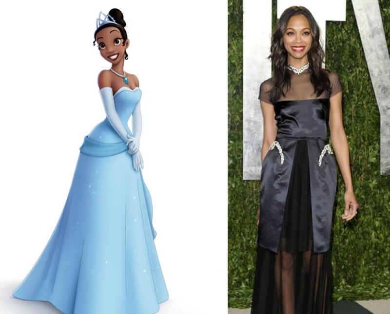 Tiana y Zoe Saldana