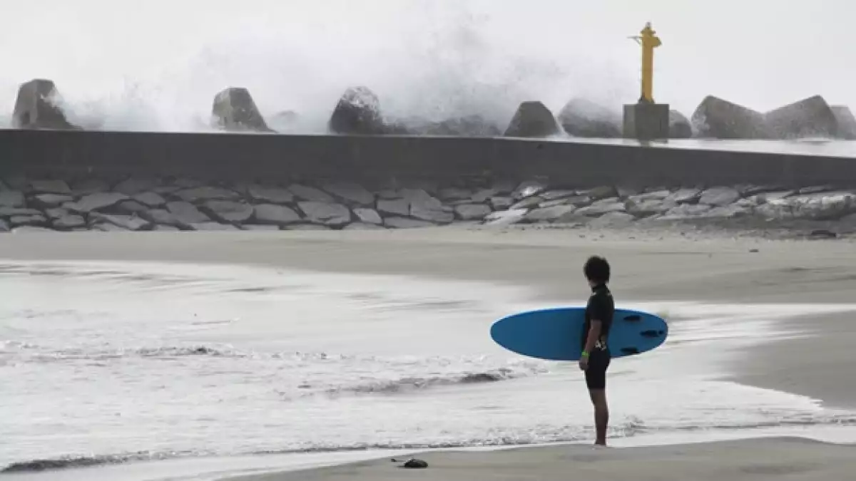 Tifón Fukushima Japón