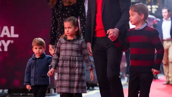 Príncipe Louis, princesa Charlotte y el príncipe George