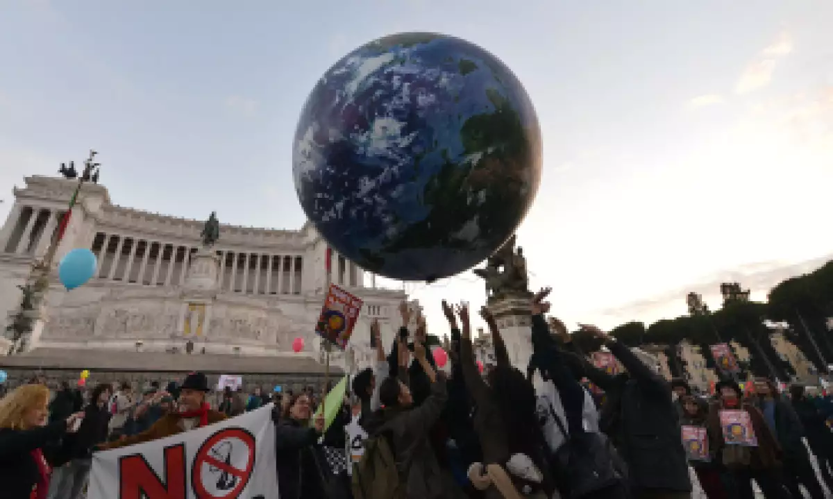 Las manifestaciones se dieron alrededor del mundo; Italia no se quedó atrás. (Foto: AFP)